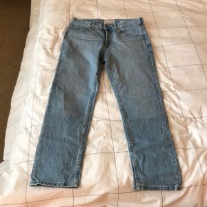 Everlane Modern Boyfriend Jeans in Light Blue Wash